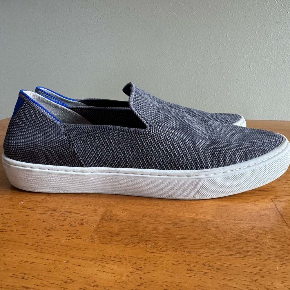 Rothy’s Women’s Sz 8 Gray Original Slip-On Sneakers RM-006